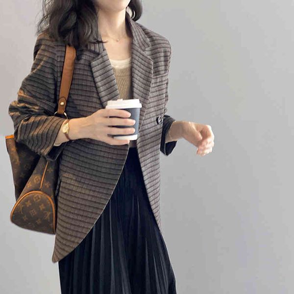 women's suits & blazers hxjjp notched collar plaid women blazer single button autumn jacket casual pockets female coat ol t8wp, White;black
women's suits & blazers hxjjp notched collar plaid women blazer single button autumn jacket casual pockets female coat ol t8wp, White;black