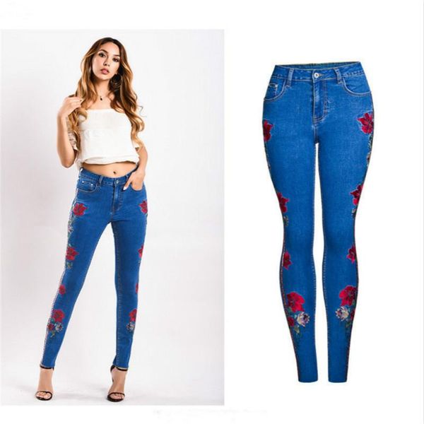 women's jeans aphrodite home women stretch high waist skinny embroidery woman floral denim pants trousers pencil blue
women's jeans aphrodite home women stretch high waist skinny embroidery woman floral denim pants trousers pencil blue