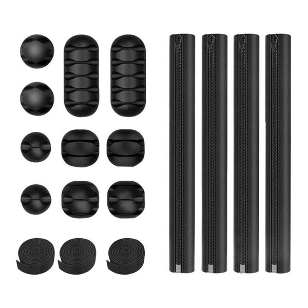 storage bags 1 set creative cable organizers holders magnetic deskwire keepers (black)
storage bags 1 set creative cable organizers holders magnetic deskwire keepers (black)