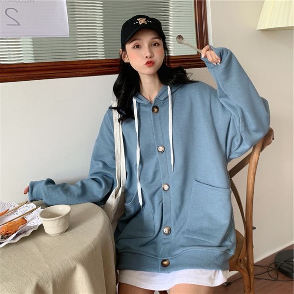 autumn women's short and coat winter loose lazy wind plush sweater cardigan hooded top, Black
autumn women's short and coat winter loose lazy wind plush sweater cardigan hooded top, Black