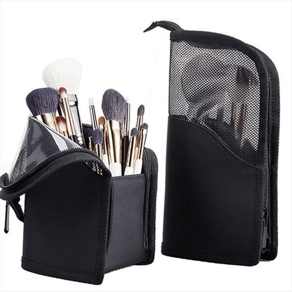 1 pc stand cosmetic for bags women clear zipper makeup female brush holder organizer toiletry neceser
1 pc stand cosmetic for bags women clear zipper makeup female brush holder organizer toiletry neceser