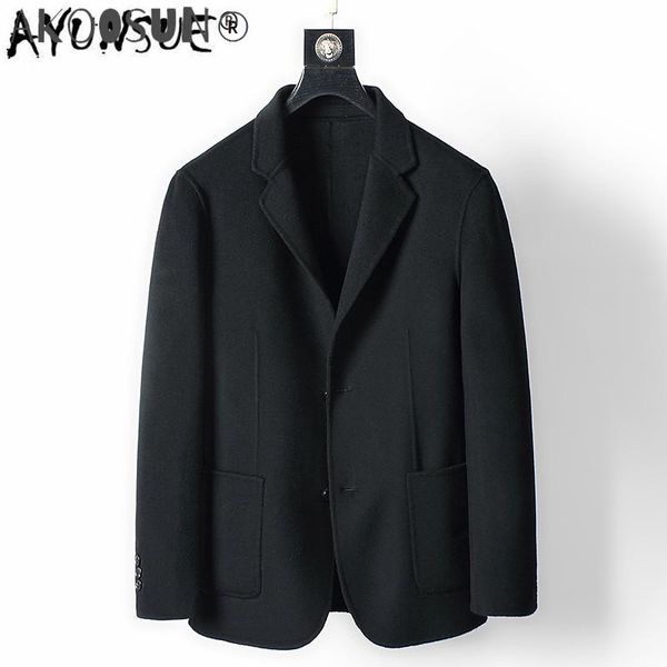 men's wool & blends akoosun coat spring autumn black double-sided woolen jacket men overcoat 2021 casaco masculino mc18d337 kj4291
men's wool & blends akoosun coat spring autumn black double-sided woolen jacket men overcoat 2021 casaco masculino mc18d337 kj4291