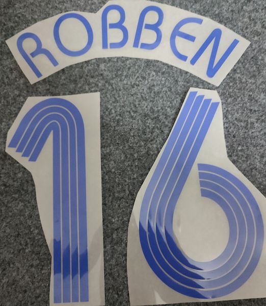 2006 2007 #16 robben outdoor sports collectable blue printing soccer nameset football player's stamping letters impressed numbering pla
2006 2007 #16 robben outdoor sports collectable blue printing soccer nameset football player's stamping letters impressed numbering pla
