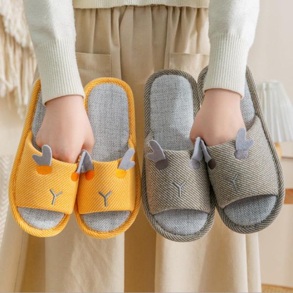 slippers women house linen floor flat shoes home men slides indoor bedroom zapatillas couple spring autumn chaussure mujer, Black
slippers women house linen floor flat shoes home men slides indoor bedroom zapatillas couple spring autumn chaussure mujer, Black