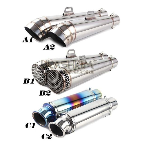 motorcycle exhaust system 51 60mm universal escape muffler cbr1000 ninja400 ex400g xmax300 z1000 fz800 cbr500 rsv4
motorcycle exhaust system 51 60mm universal escape muffler cbr1000 ninja400 ex400g xmax300 z1000 fz800 cbr500 rsv4