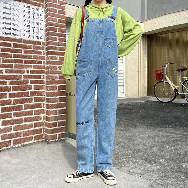 women's jeans jumpsuit women denim overalls korean casual loose pants retro spring and autumn, Blue
women's jeans jumpsuit women denim overalls korean casual loose pants retro spring and autumn, Blue