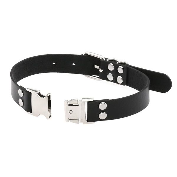 chokers harajuku black goth punk pu leather magnetic clasp choker necklaces women men rock metal party jewelry gothic accessories, Golden;silver
chokers harajuku black goth punk pu leather magnetic clasp choker necklaces women men rock metal party jewelry gothic accessories, Golden;silver