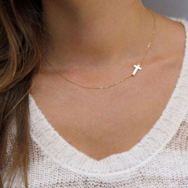 chains fashion cross pendant necklace women gold holiday beach statement jewelry wholesale short chain for, Silver
chains fashion cross pendant necklace women gold holiday beach statement jewelry wholesale short chain for, Silver