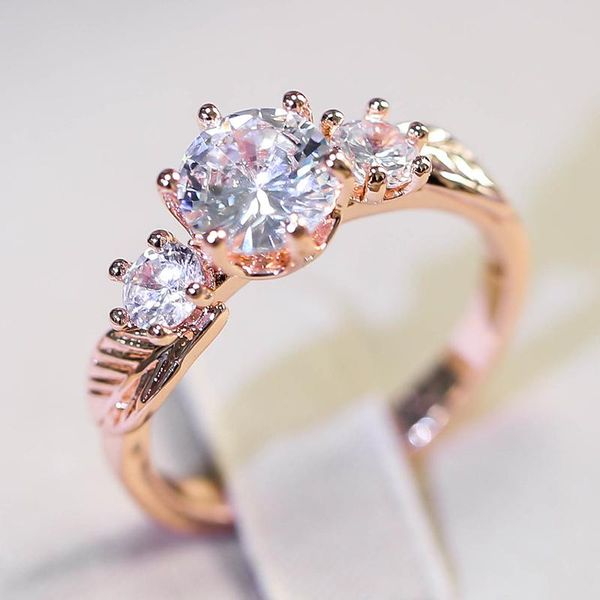 wedding rings exquisite crystal rose gold ring for women special leaf shape with white zirconia female band gift, Slivery;golden
wedding rings exquisite crystal rose gold ring for women special leaf shape with white zirconia female band gift, Slivery;golden