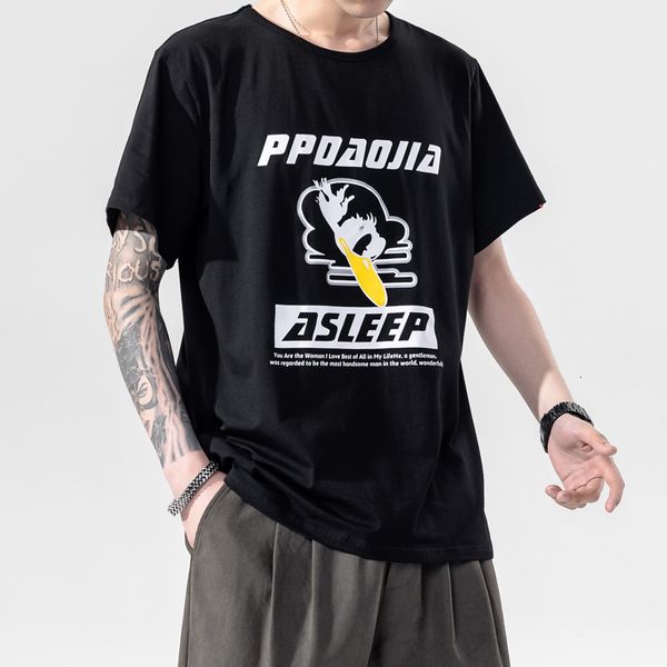 2021 men summer new arrival japan plus-size cartoon printed short sleeves casual harajuku t-shirt male g6hv, White;black
2021 men summer new arrival japan plus-size cartoon printed short sleeves casual harajuku t-shirt male g6hv, White;black