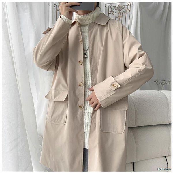 men's trench coats wear autumn winter long sleeve casual korean fashion streetwear clothes male solid windbreak -5xl, Tan;black
men's trench coats wear autumn winter long sleeve casual korean fashion streetwear clothes male solid windbreak -5xl, Tan;black