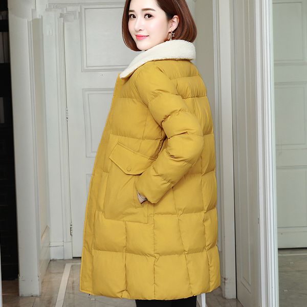 2021 new autumn long coat female down cotton winter woman coats lamb fur collar parka warm women jacket pp097 y1fe, Black
2021 new autumn long coat female down cotton winter woman coats lamb fur collar parka warm women jacket pp097 y1fe, Black