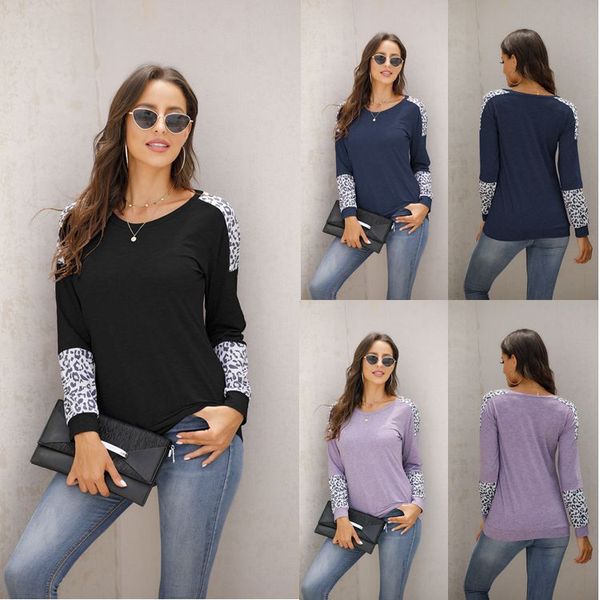 european and american style personalized stitching long sleeve t-shirt womens pullover round neck trend stitching sleeves womens top, White
european and american style personalized stitching long sleeve t-shirt womens pullover round neck trend stitching sleeves womens top, White