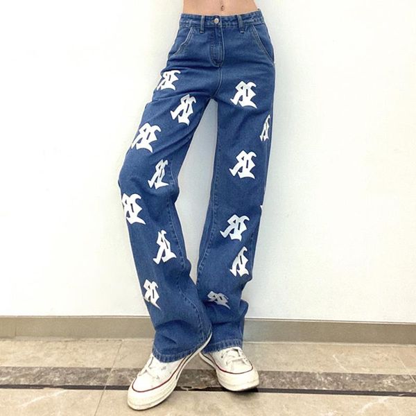 women's jeans fashion casual cotton long denim high waist comfortable straight leg baggy washed boyfriend harajuku streetwear, Blue
women's jeans fashion casual cotton long denim high waist comfortable straight leg baggy washed boyfriend harajuku streetwear, Blue