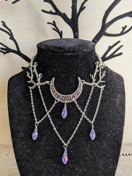 enchanted forest drop choker branches necklace witch fantasy twig jewelry spiritual gothic jewellery statement wiccan pagan, Golden;silver
enchanted forest drop choker branches necklace witch fantasy twig jewelry spiritual gothic jewellery statement wiccan pagan, Golden;silver