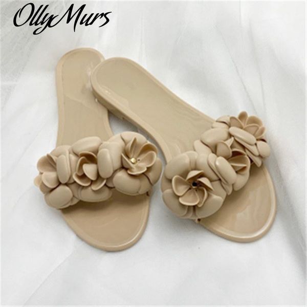 slippers ollymurs beach woman camellia jelly shoes sandals brand slip on flat women slides flower rubber, Black
slippers ollymurs beach woman camellia jelly shoes sandals brand slip on flat women slides flower rubber, Black