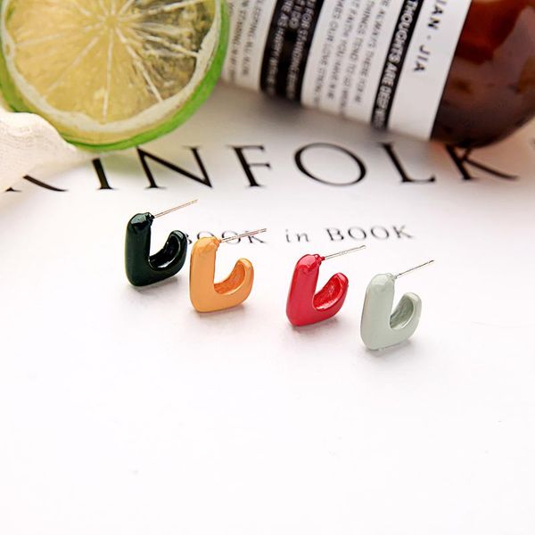 stud balanbiu concise style candy color earrings for women geometric asymmetric 2021 korea fashion jewelry, Golden;silver
stud balanbiu concise style candy color earrings for women geometric asymmetric 2021 korea fashion jewelry, Golden;silver