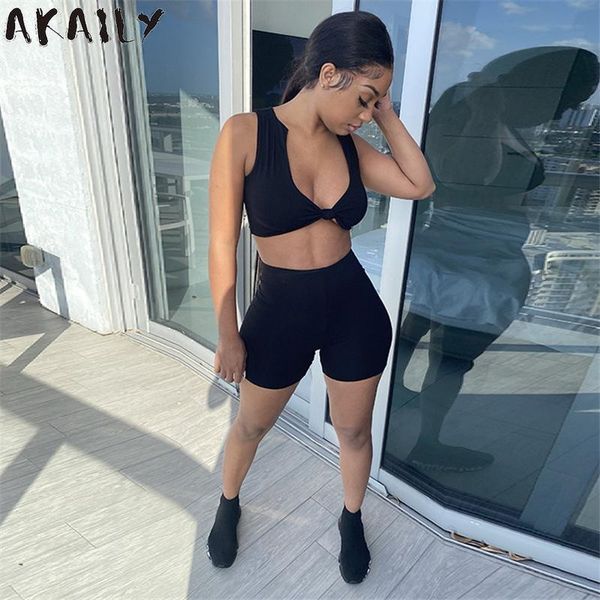 women's tracksuits akaily streetwear black crop and 2 piece shorts set two sets women matching summer outfits female 2021, Gray
women's tracksuits akaily streetwear black crop and 2 piece shorts set two sets women matching summer outfits female 2021, Gray