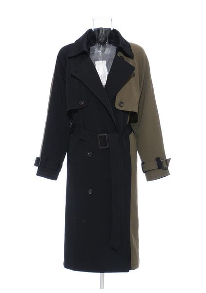 women's trench coats msxu women autumn winter elegant vintage cool contrast color asymmetric patchwork casual coat windbreaker blazer, Tan;black
women's trench coats msxu women autumn winter elegant vintage cool contrast color asymmetric patchwork casual coat windbreaker blazer, Tan;black