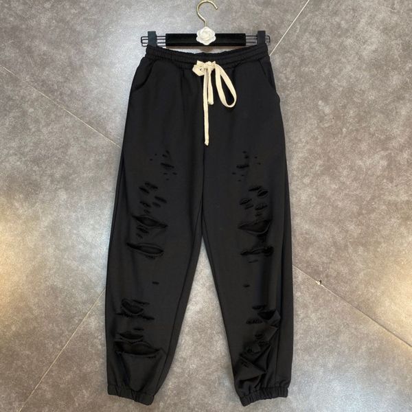 2021 spring new arrival color elastic cord waistline wound casual fashion pants 9sf2, Black;white
2021 spring new arrival color elastic cord waistline wound casual fashion pants 9sf2, Black;white