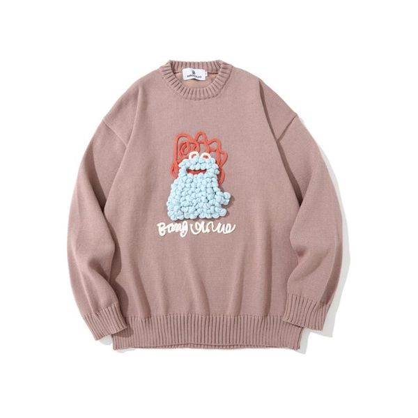 men's sweaters cartoon anime embroidery sweater men casual loose round collar mens knitted street fun trend pullover male high quality, White;black
men's sweaters cartoon anime embroidery sweater men casual loose round collar mens knitted street fun trend pullover male high quality, White;black