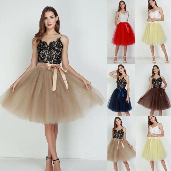 skirts fashion women ladies short formal lace tulle a-line skirt sleeveless prom evening party cocktail bridesmaid wedding dress gown, Black
skirts fashion women ladies short formal lace tulle a-line skirt sleeveless prom evening party cocktail bridesmaid wedding dress gown, Black