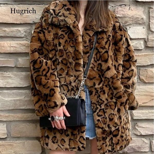 women's fur & faux leopard coat women autumn winter thick warm plush jackets plus size female zipper long coats, Black
women's fur & faux leopard coat women autumn winter thick warm plush jackets plus size female zipper long coats, Black