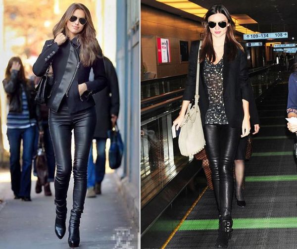 women's pants & capris luxury designer italy fashion 2021 spring 100% sheepskin elastic genuine leather full leggings, Black;white
women's pants & capris luxury designer italy fashion 2021 spring 100% sheepskin elastic genuine leather full leggings, Black;white