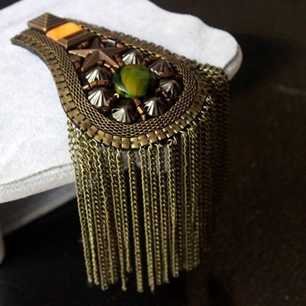 pins, brooches 1 pair handmade suit shoulder flower brooch tassel jewelry costumes epaulette nightclub singer badge pin, Gray
pins, brooches 1 pair handmade suit shoulder flower brooch tassel jewelry costumes epaulette nightclub singer badge pin, Gray
