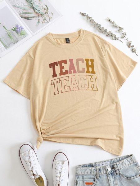 plus letter graphic tee 12li#, Black
plus letter graphic tee 12li#, Black