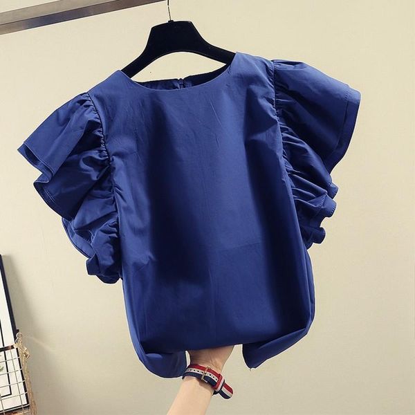 butterfly sleeve shirts women 2021 summer sweet lotus leaf edge splice flying sleeve short sleeve blouse shirt girl student, White
butterfly sleeve shirts women 2021 summer sweet lotus leaf edge splice flying sleeve short sleeve blouse shirt girl student, White