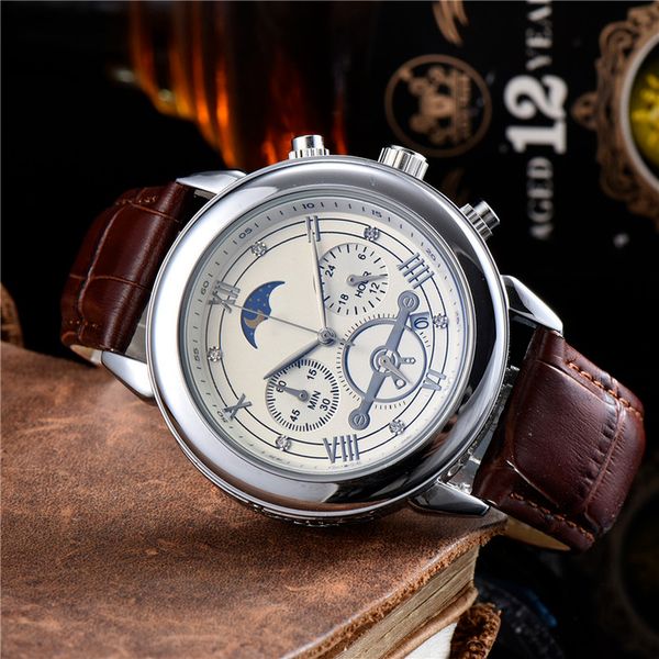 1-1Mens gold watches leather strap quartz movement fashion small dial Monte luxury sports work Commerce military, Slivery;brown
1-1Mens gold watches leather strap quartz movement fashion small dial Monte luxury sports work Commerce military, Slivery;brown
