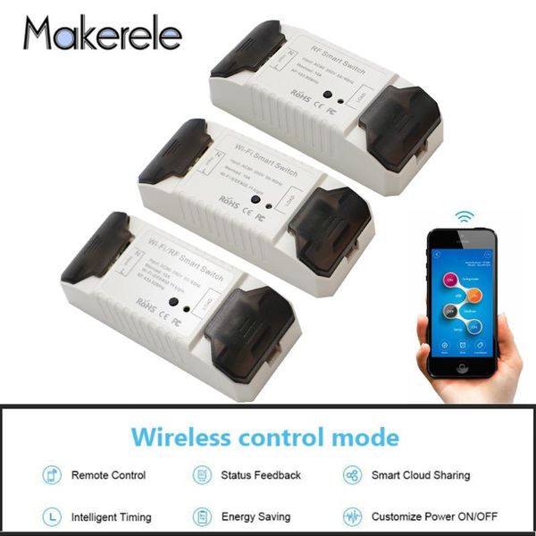 smart home control diy wifi switch wi-fi/rf wireless remote controller automation module timer breaker
smart home control diy wifi switch wi-fi/rf wireless remote controller automation module timer breaker