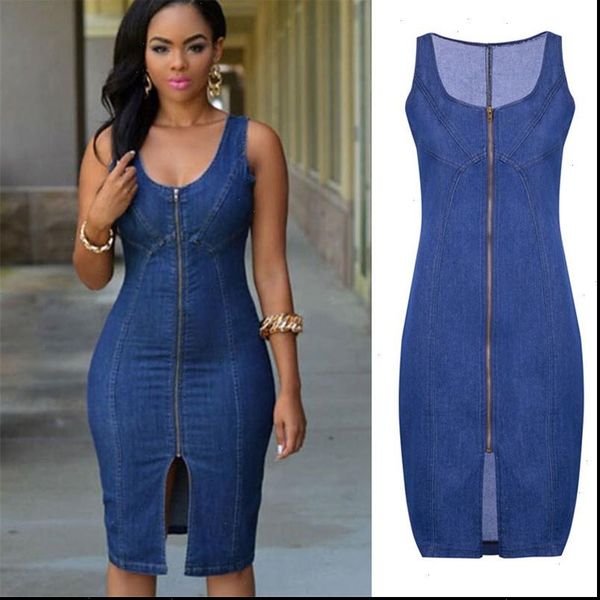 womens summer sleeveless denim dress slim zipper jeans dress fashion casual office lady clothing 2xl 2021 new arrival, Black;gray
womens summer sleeveless denim dress slim zipper jeans dress fashion casual office lady clothing 2xl 2021 new arrival, Black;gray