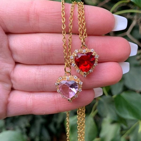 pendant necklaces trendy adjustable rainbow rhinestone heart charm necklace women gold color crystal love gifts for her, Silver
pendant necklaces trendy adjustable rainbow rhinestone heart charm necklace women gold color crystal love gifts for her, Silver