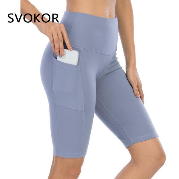 women's leggings svokor sport women with side pockets spandex fitness legging femme high waisted gymwear workout pants knee-length, Black
women's leggings svokor sport women with side pockets spandex fitness legging femme high waisted gymwear workout pants knee-length, Black