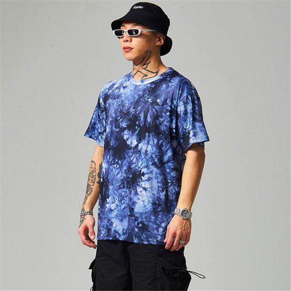 cotton hip hop 2021 summer short sleeve men's t-shirt fashion brand personalized street abstract tie dye loose for men iboe, White
cotton hip hop 2021 summer short sleeve men's t-shirt fashion brand personalized street abstract tie dye loose for men iboe, White