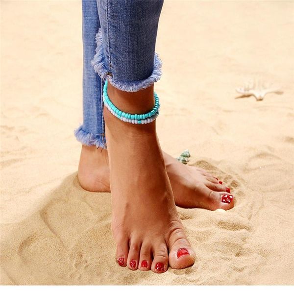 anklets summer fashion anklet sky blue multi-layer beaded beach seaside party female feet bracelet jewelry wholesale c508, Red;blue
anklets summer fashion anklet sky blue multi-layer beaded beach seaside party female feet bracelet jewelry wholesale c508, Red;blue