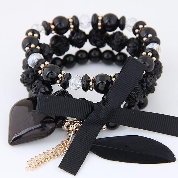 charm bracelets 3pcs/set bohemia fashion candy color resin beads bracelet bangle flower bowknot heart for women christmas gifts, Golden;silver
charm bracelets 3pcs/set bohemia fashion candy color resin beads bracelet bangle flower bowknot heart for women christmas gifts, Golden;silver