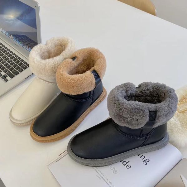boots women winter snow boot waterpro two wear cotton ladies fashion shoes genuine leather sheepskin wool warm fur high quality, Black
boots women winter snow boot waterpro two wear cotton ladies fashion shoes genuine leather sheepskin wool warm fur high quality, Black