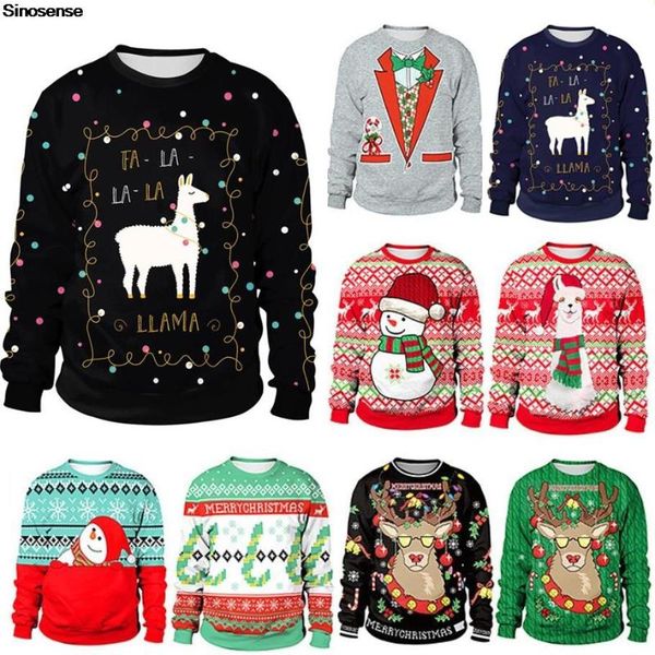 men's sweaters men women alpaca ugly christmas sweater funny jumper couple pullover crew neck holiday party xmas sweatshirt, White;black
men's sweaters men women alpaca ugly christmas sweater funny jumper couple pullover crew neck holiday party xmas sweatshirt, White;black