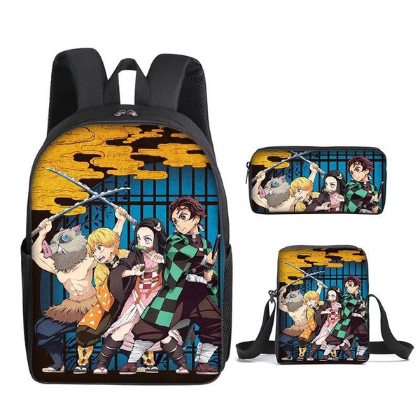 backpack demon slayer kamado tanjirou nezuko schoolbag shoulder bag pencil case set gift for kids students
backpack demon slayer kamado tanjirou nezuko schoolbag shoulder bag pencil case set gift for kids students