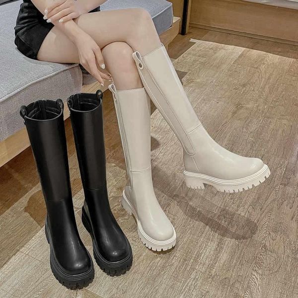 boots women's combat 2021 fall high platform gothic shoes black leather rear zipper knee
boots women's combat 2021 fall high platform gothic shoes black leather rear zipper knee
