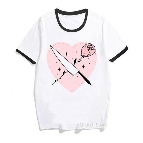 vintage feminism tee hipsters short sleeves shirt graphic rose and knife tees gentle but deadly trust no man tumblr girl t-shirt, White
vintage feminism tee hipsters short sleeves shirt graphic rose and knife tees gentle but deadly trust no man tumblr girl t-shirt, White