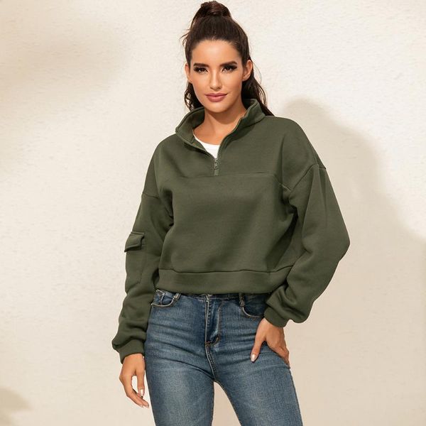 women's hoodies & sweatshirts fashion women spring autumn sweatshirt solid color long-sleeved zipper v-neck short, Black
women's hoodies & sweatshirts fashion women spring autumn sweatshirt solid color long-sleeved zipper v-neck short, Black