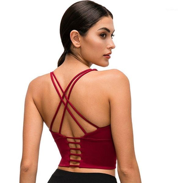 yoga outfit criss cross sports bra woman underwear padded backless crop tank for fitness sportswear gym clothings running
yoga outfit criss cross sports bra woman underwear padded backless crop tank for fitness sportswear gym clothings running