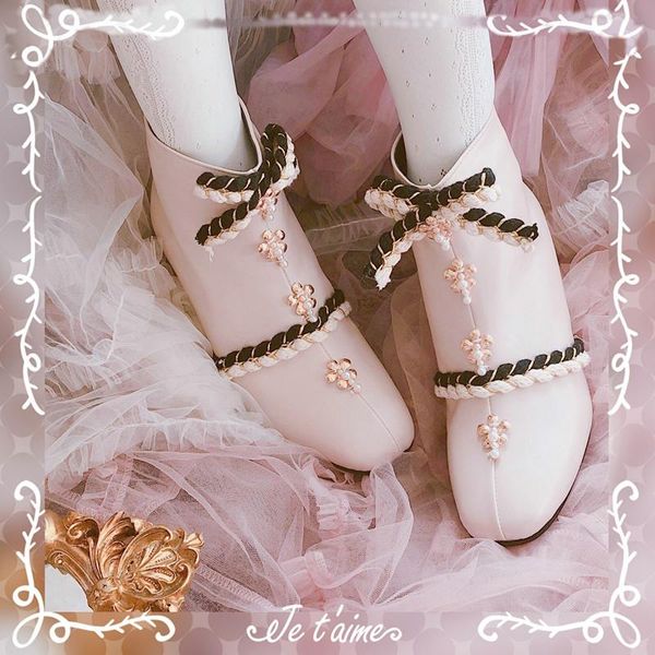boots vintage women's sweety princess style ankle square toe med heels zip back shoes bowknot flowers b52, Black
boots vintage women's sweety princess style ankle square toe med heels zip back shoes bowknot flowers b52, Black