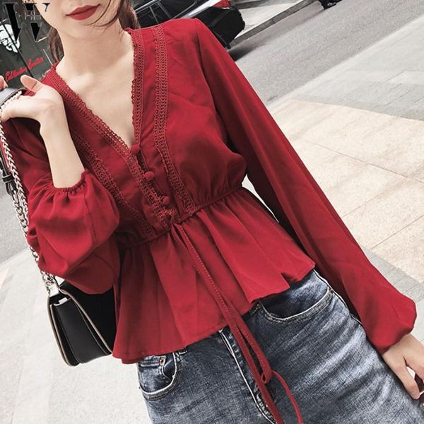 women's blouses & shirts v-neck white blouse vintage casual woman clothes 2021 lace long lantern sleeve shirt women chemisier femme
women's blouses & shirts v-neck white blouse vintage casual woman clothes 2021 lace long lantern sleeve shirt women chemisier femme