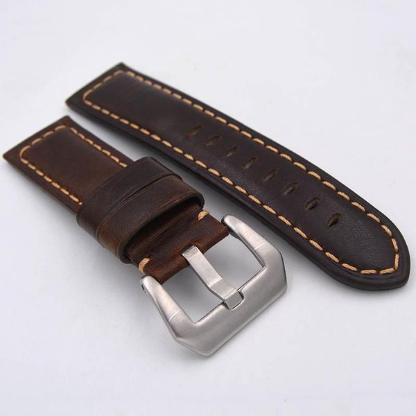 watch bands 1pcs dark brown men's handmade strap 22mm 24mm italy vintage genuine leather band with stainless steel buckle, Black;brown
watch bands 1pcs dark brown men's handmade strap 22mm 24mm italy vintage genuine leather band with stainless steel buckle, Black;brown