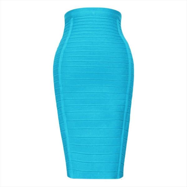 light blue style women skirt rayon knee length high waist bodycon bandage pencil, Black
light blue style women skirt rayon knee length high waist bodycon bandage pencil, Black